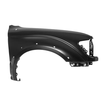 Solid Spare Front Fender For 2001-2004 Toyota Tacoma Passenger Side Black Steel TO1241188