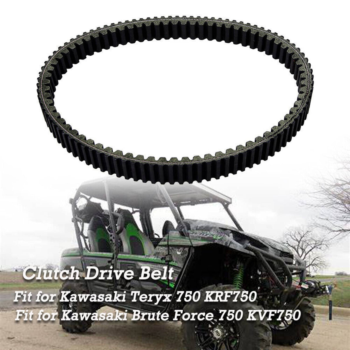 Solidspare Clutch Drive Belt for Kawasaki Brute Force 750 KVF750 4X4 4X4i EPS 2012-2021