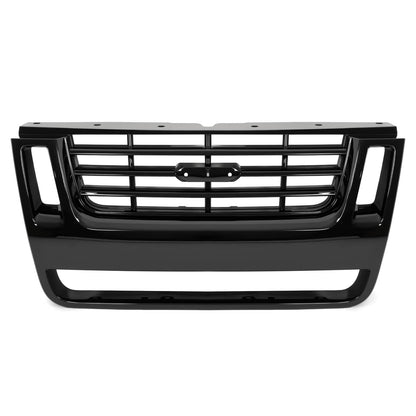 Solid Spare For Ford Explorer Sport Trac 2006-2010 Black Front Radiator Grille Assembly