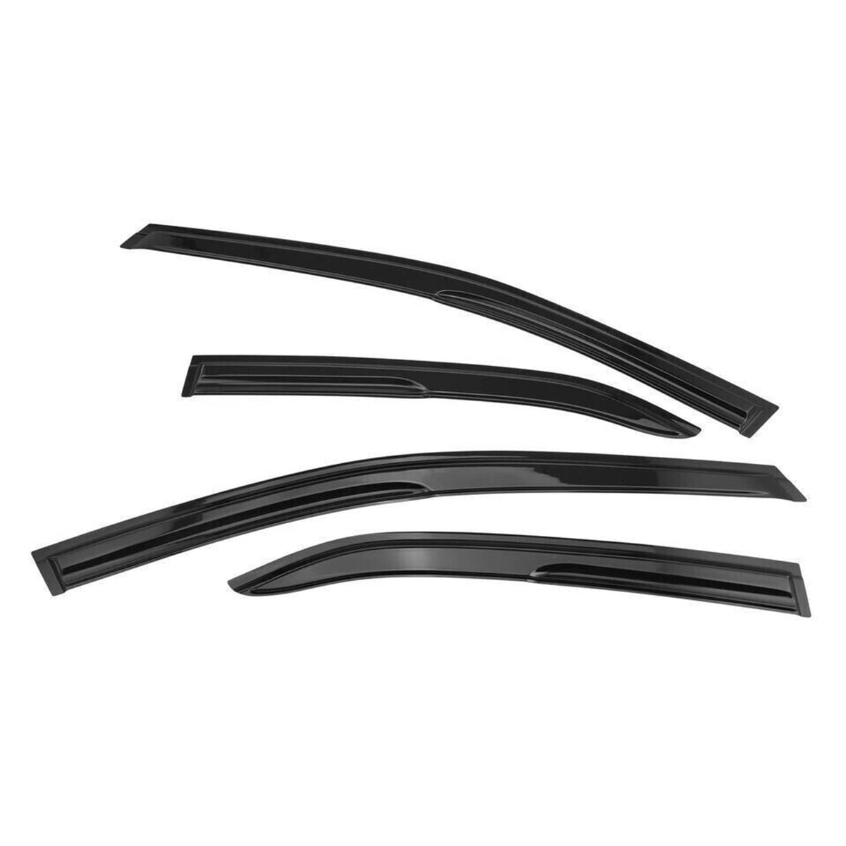 Solidspare New For 18-24 8th Gen Toyota Camry JDM 3D Mugen Style Window Visors Rain Guards