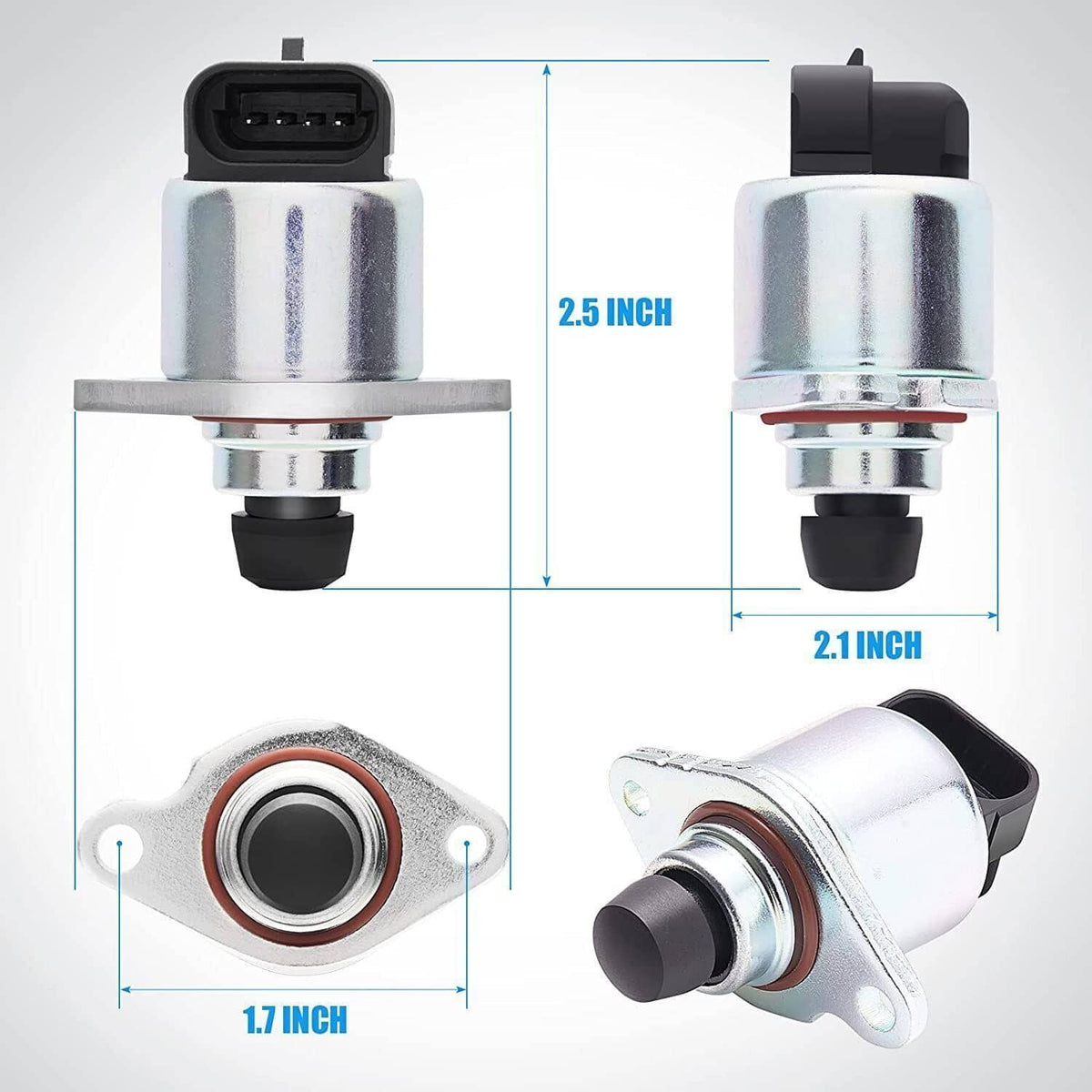 Solidspare Throttle Position Sensor+TPS Idle Air Control Valve For Chevy GMC Buick Cadillac