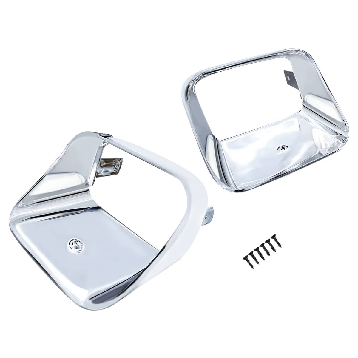 Solid Spare Pair For Chevrolet Camaro Z28 Z-28 1978 1979 1980 1981 Park Light Bezels Chrome