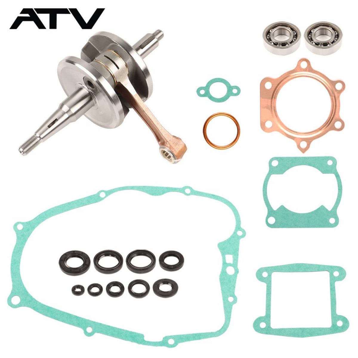 Solidspare Crankshaft Bottom End Rebuild Kit For Yamaha Blaster 200 YFS200 1988-2006