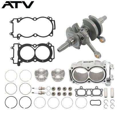 Solidspare 3023156 3022594 For Polaris RZR XP 1000 Crankshaft Cylinder Piston Kit 2014-2018