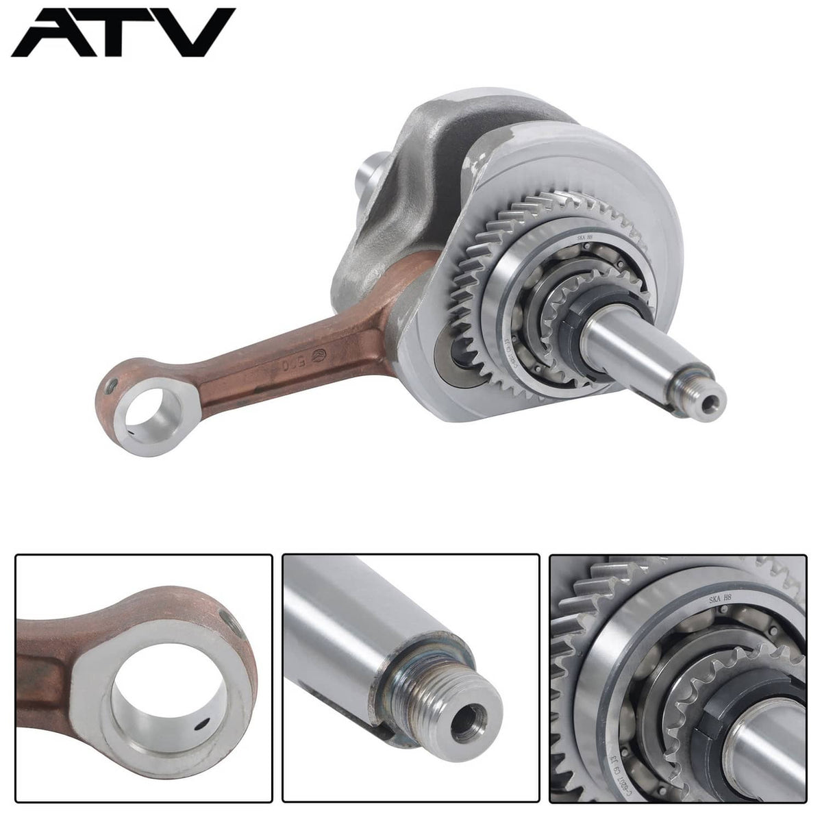 Solidspare Crankshaft With Bearings &Gears For Polaris 500 Magnum Ranger Sportsman 3090323