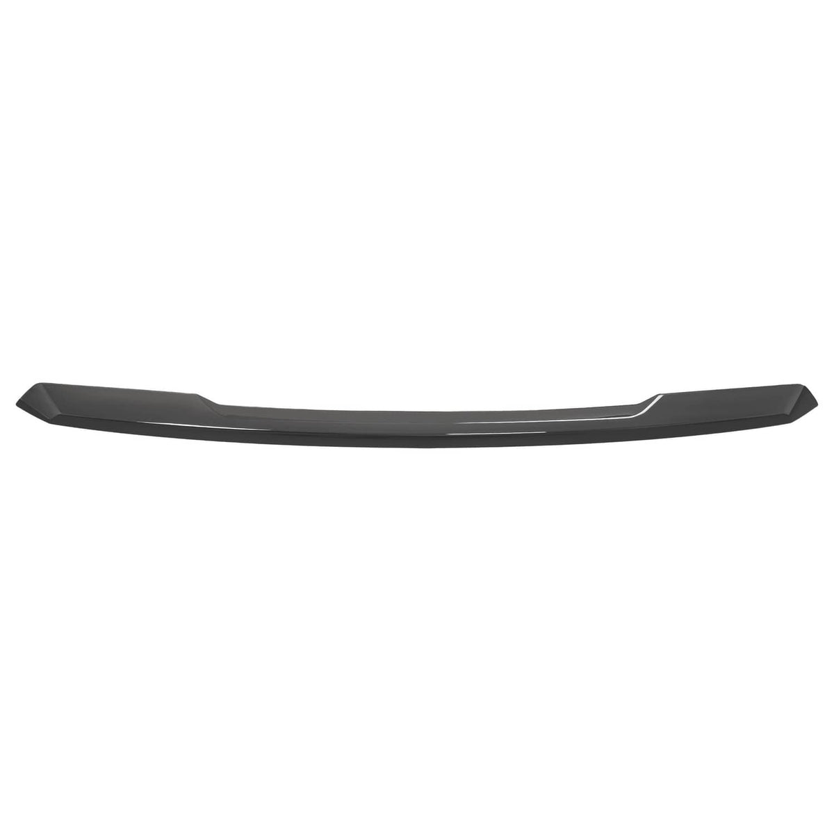 Solid Spare For GMC Yukon / Yukon XL Denali 21-24 Front Upper Hood Molding Trim Gloss Black
