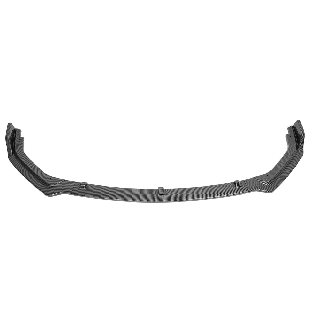 Solid Spare Carbon Fiber Color Front Bumper Lip Splitter For 2018-24 Infiniti Q50 Luxe Base