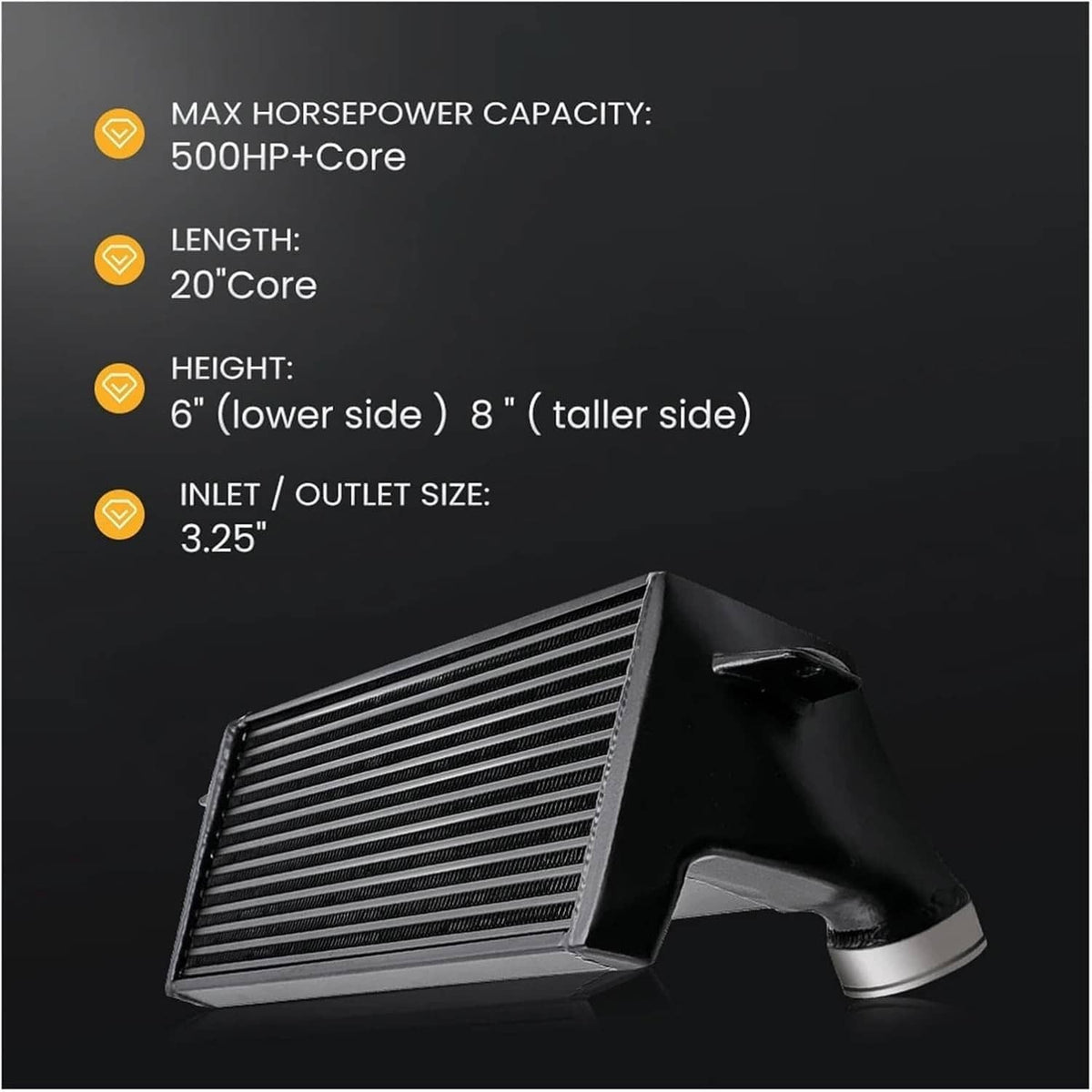 Solidspare New Front Mount Intercooler Kit For BMW E82 E88 135i 1M E90 E92 335i E89 Z4