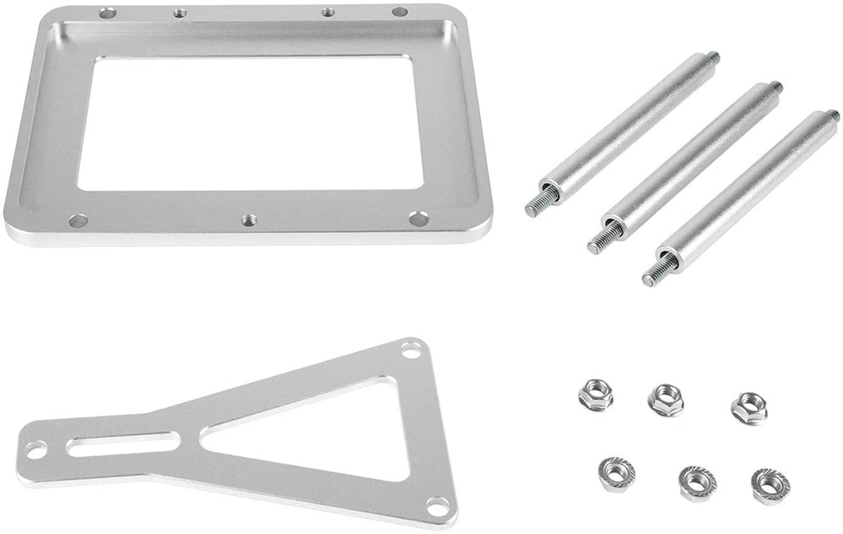 Solid Spare Universal Aluminum Battery Tray Hold Down Trunk Relocation Box 551181