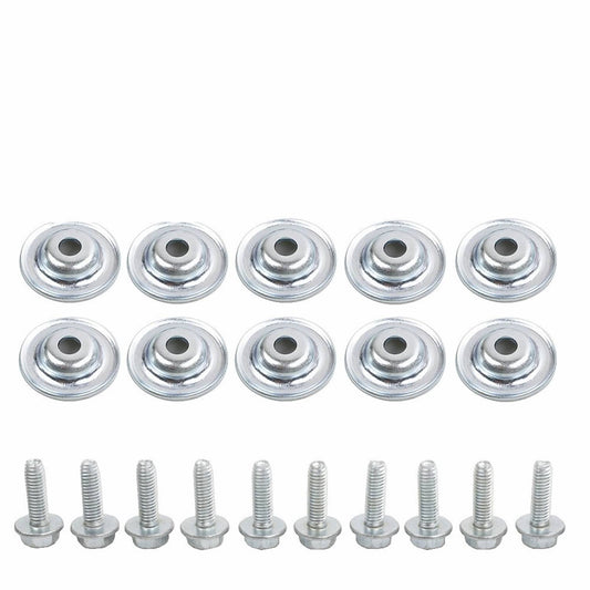 Solid Spare 20 Piece Set UTV Skid Plate Washer Bolt Fits All Polaris General Ranger RS1 RZR