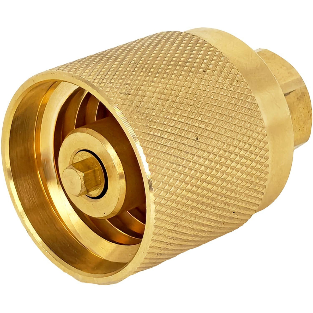 Solid Spare 18" LPG Propane Hose w/Female Tank Connector for Forklift Crimped Spiral 18 inch