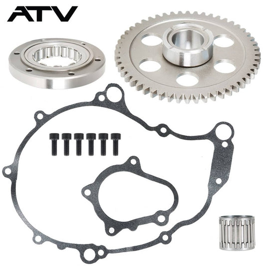 Solidspare For Yamaha Raptor 660R 01-03 Heavy Duty Starter Clutch One-Way Bearing Gear Kit