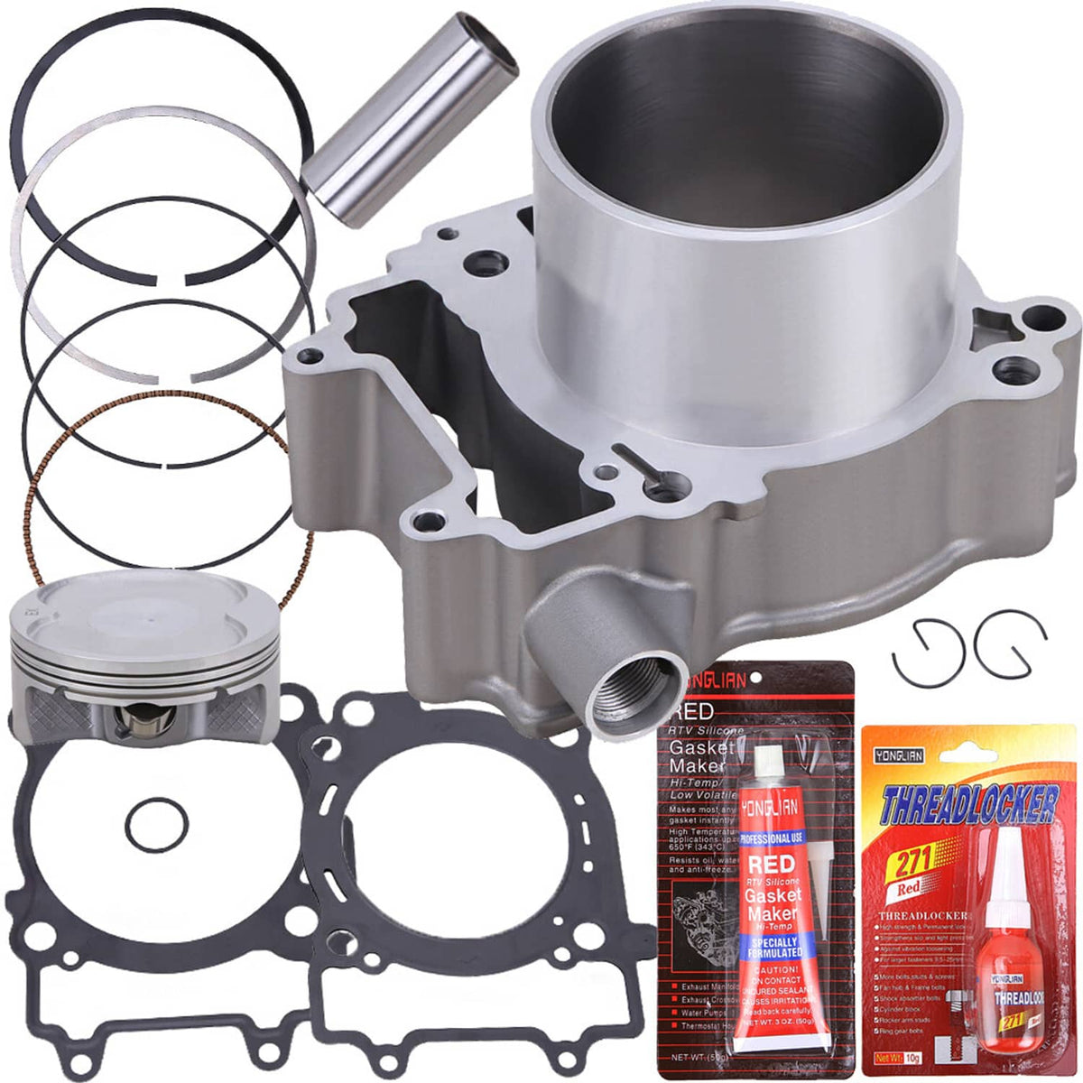 Solidspare For 2014-2021 Polaris Ranger 570 99mm Top End Rebuild Kit Cylinder Piston Gasket