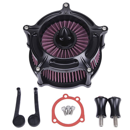 Solidspare For Harley Dyna FXD FXDL FXDWG FXDX 1993-2017 Air Cleaner Intake Filter Kit New
