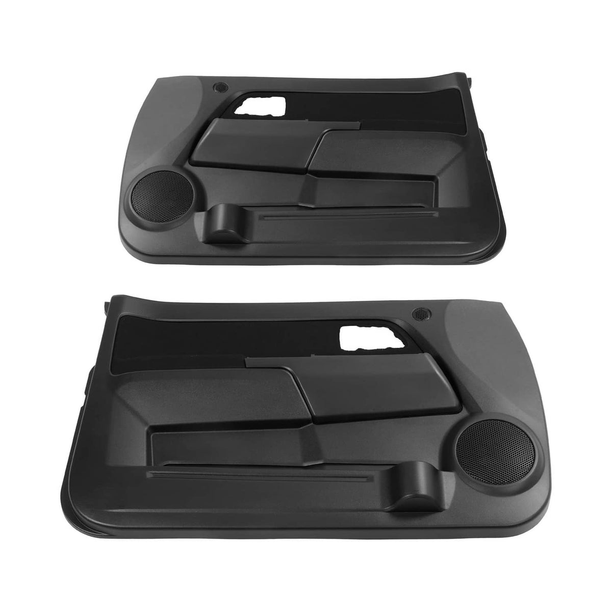 Solid Spare Pair of Inner Door Panels For 2004-2012 Chevrolet Colorado GMC Canyon Black