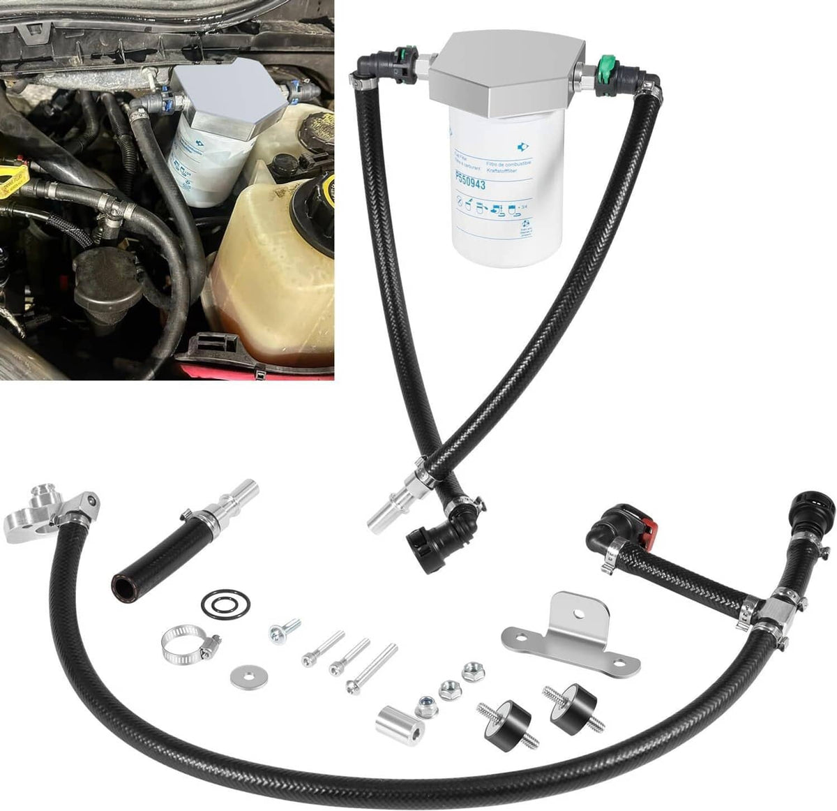 Solidspare Gen2.1 CP4.2 Disaster Prevention Bypass Kit for 2011-2022 Ford 6.7L Powerstroke