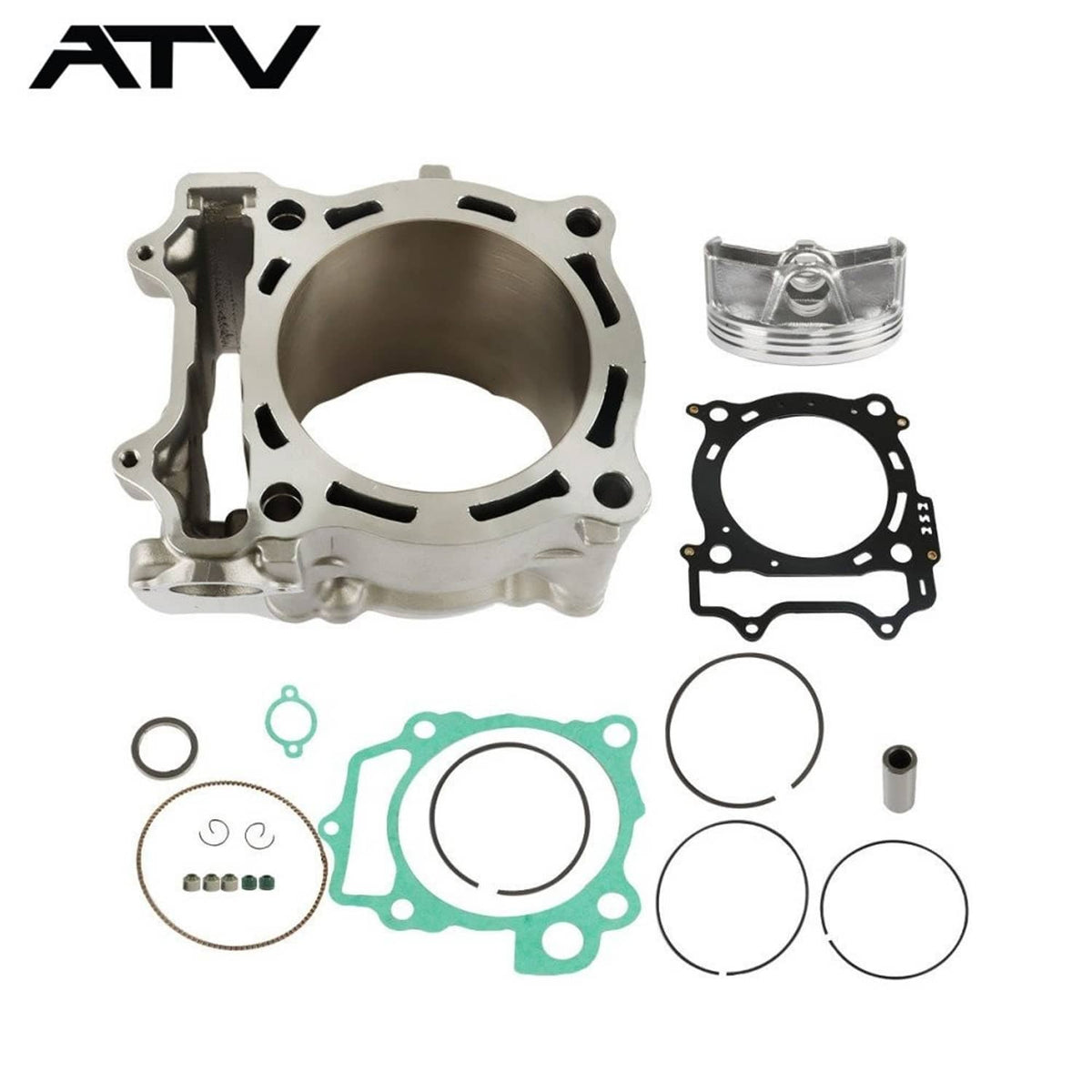 Solidspare Cylinder Piston Gasket Top End Rebuild Kit For 2009-2023 Yamaha YFZ450R 95mm