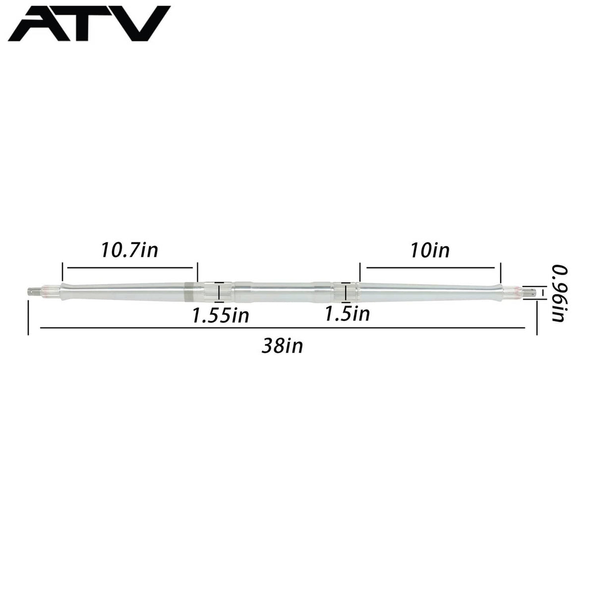 Solidspare NEW Rear Axle Shaft 2009-2021 For Yamaha YFZ450R BKD-F5381-00-00 18P-25381-00-00