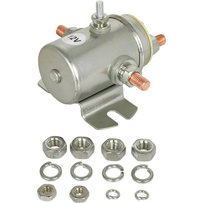 Solid Spare 2X 12V Solenoid Relay Fit Prestolite 15-301 MBJ-4402 MBJ-4403 MBJ-4405