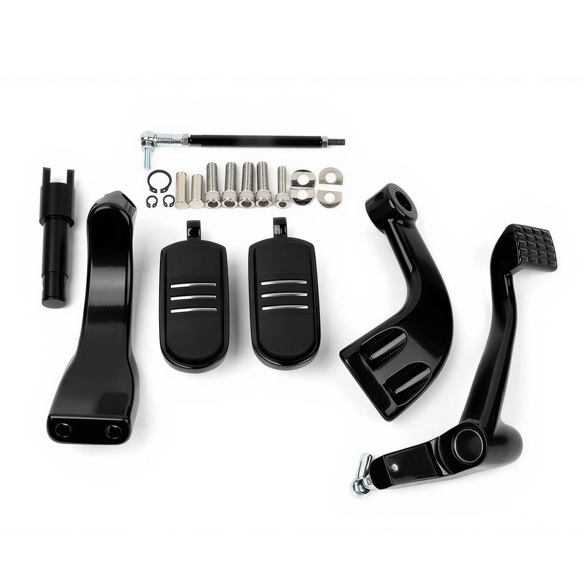 Solidspare Mid Forward Controls Footpeg Pegs Levers Fit For Harley Sportster XL 2004-2013