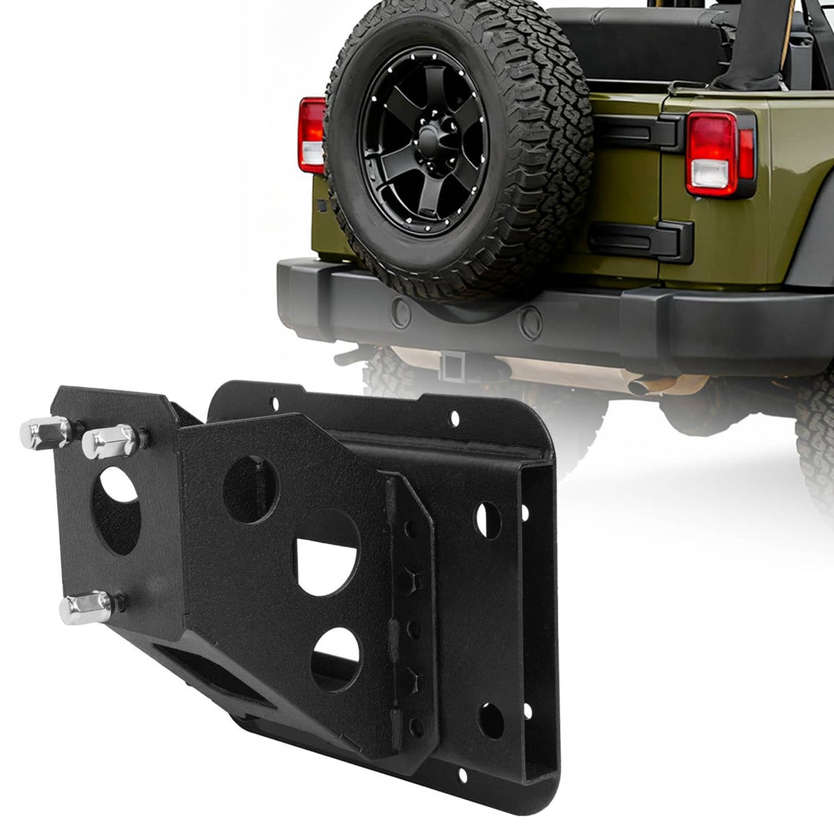 Solid Spare New Rear Spare Tire Carrier Rack For Jeep Wrangler JK JKU Unlimited 07-18