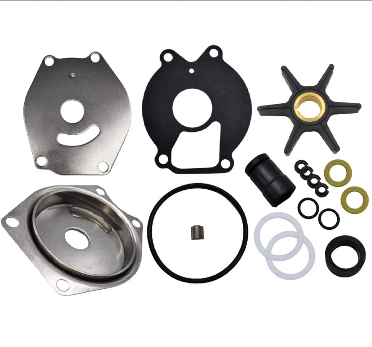 Solid Spare Water Pump Rebuild Service for Mercury Mariner 9.9/15/18/20/25HP Outboard Engine