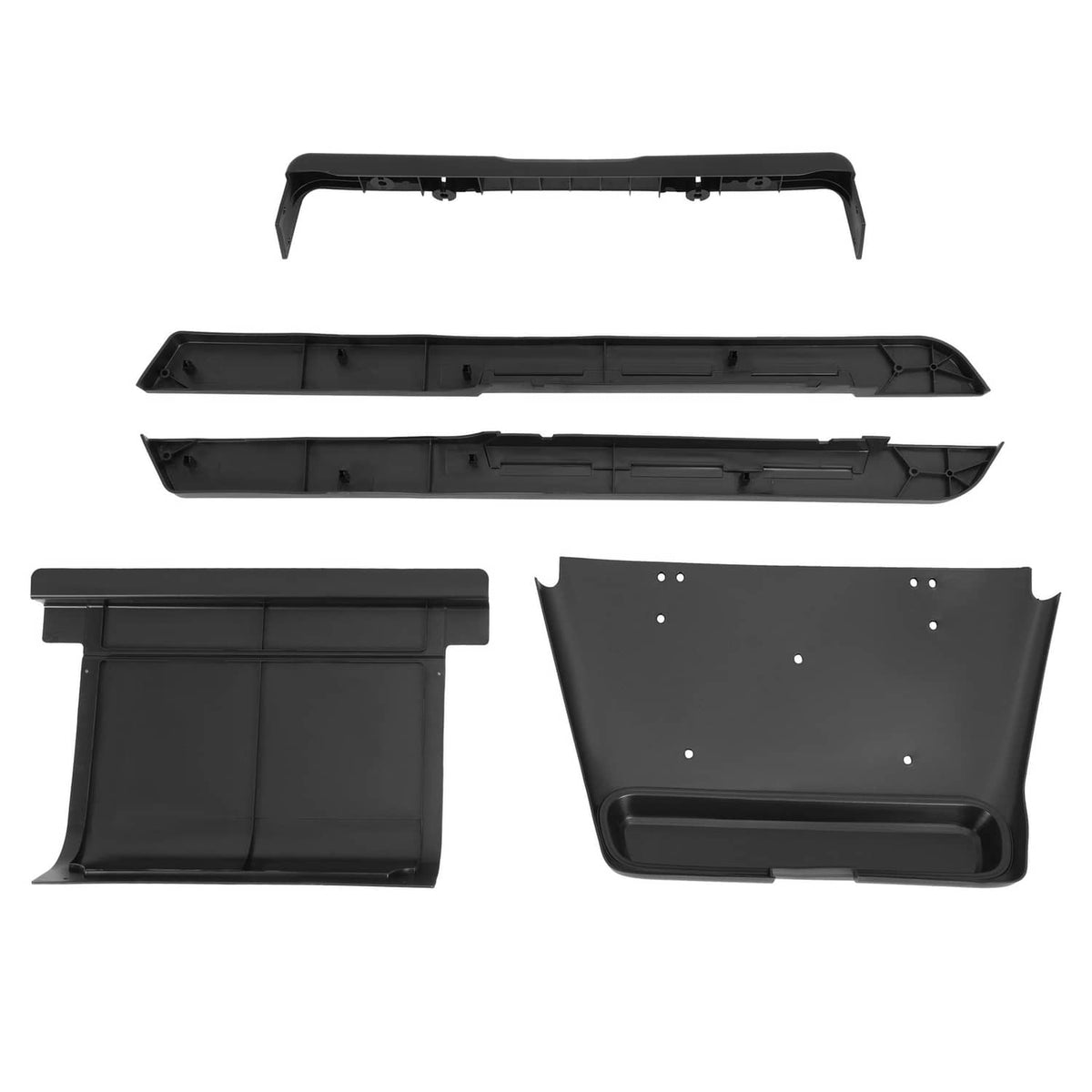 Solidspare For EZGO TXT 00-13 Golf Cart Trim Kit Access Rocker Panel Bumper #750273PKG
