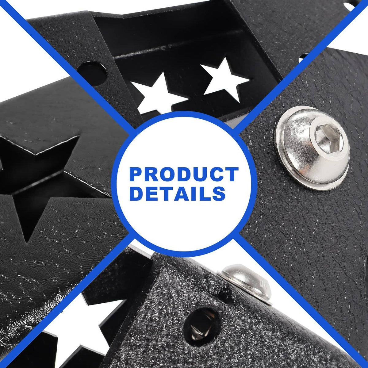 Solidspare For 1997-2006 Jeep Wrangler TJ Rear Tailgate Door Hinge Mounting Set 2Pcs
