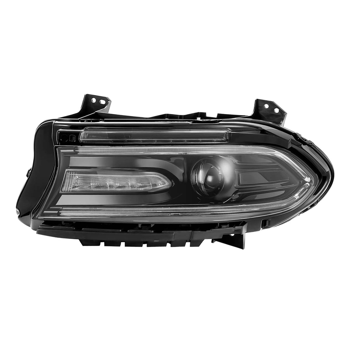 Solid Spare For 2015-2022 2023 Dodge Charger LED DRL Projector Headlight Driver Side Left