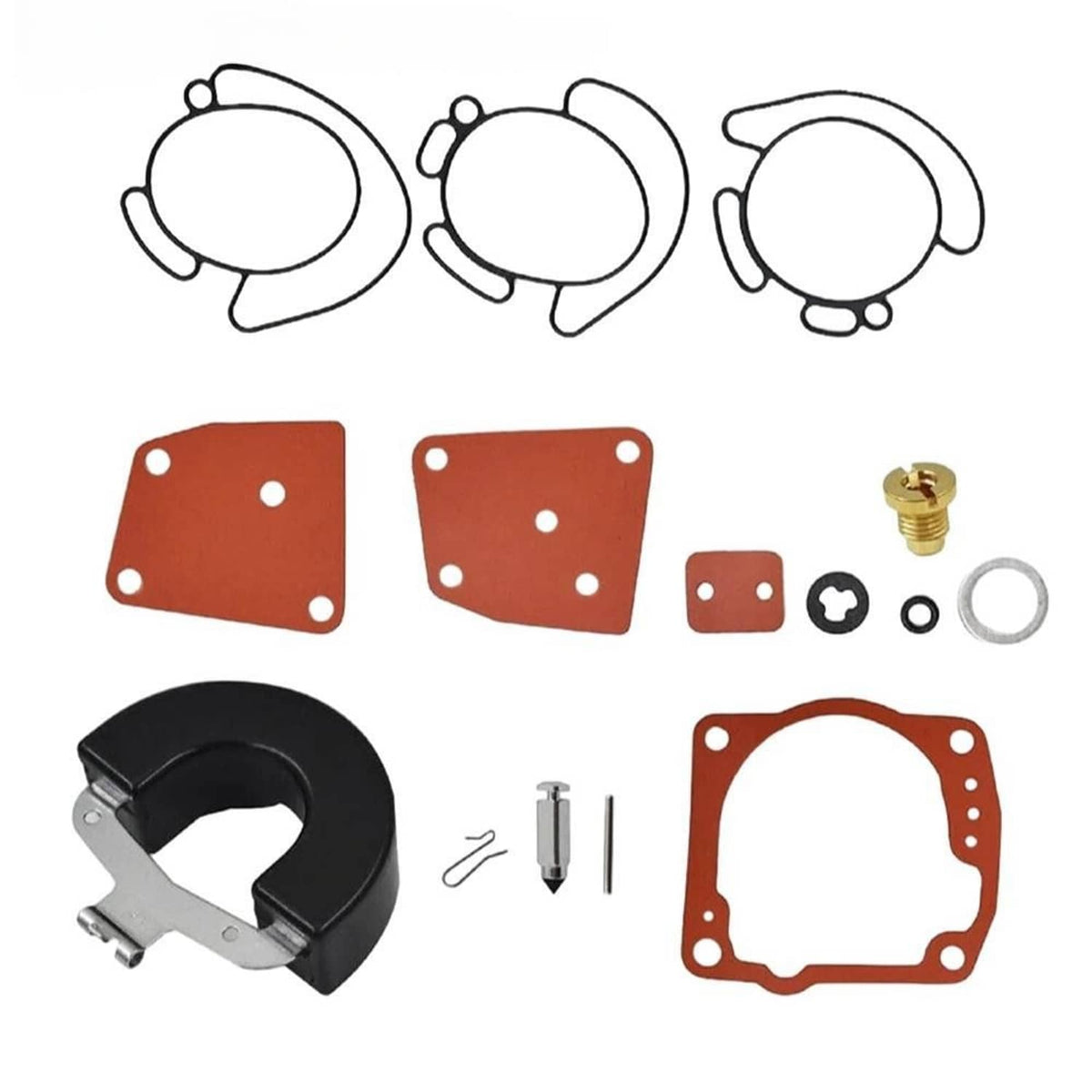 Solid Spare For Johnson Evinrude 18-7247 438996 V4, V6 150 HP 1998-2002 Carburetor Kits