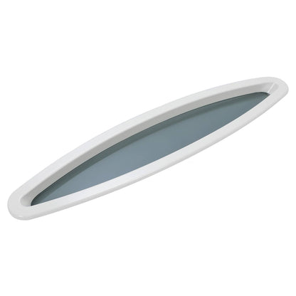 Solidspare Port Hole Bow Oval Window with Outer Ring For Sea Ray Boat 2004 & 2007