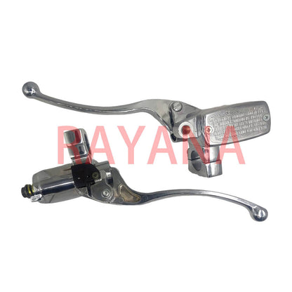 Solidspare US Chrome Brake Master Cylinder Clutch Levers for Suzuki Intruder 800 1400 1500