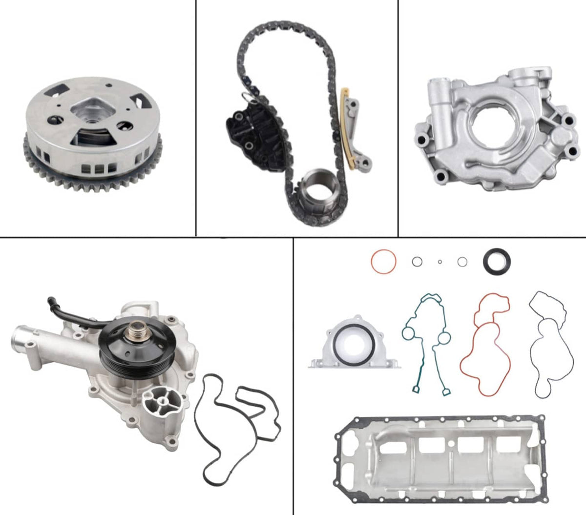 Solidspare Complete Engine Overhaul Rebuild MDS Kit for 2009-15 Dodge Ram 1500 5.7 V8 HEMI