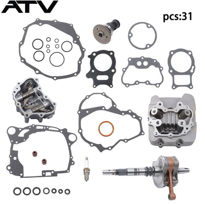 Solidspare For Honda Recon TRX250 08-14 Camshaft Seal Cylinder Head Cover Crankshaft Parts