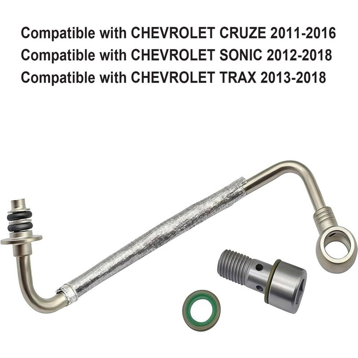 Solidspare Turbo Oil Feed Pipe Tube 625829 For 2011-2018 Chevy Cruze 1.4 55592600 25198546