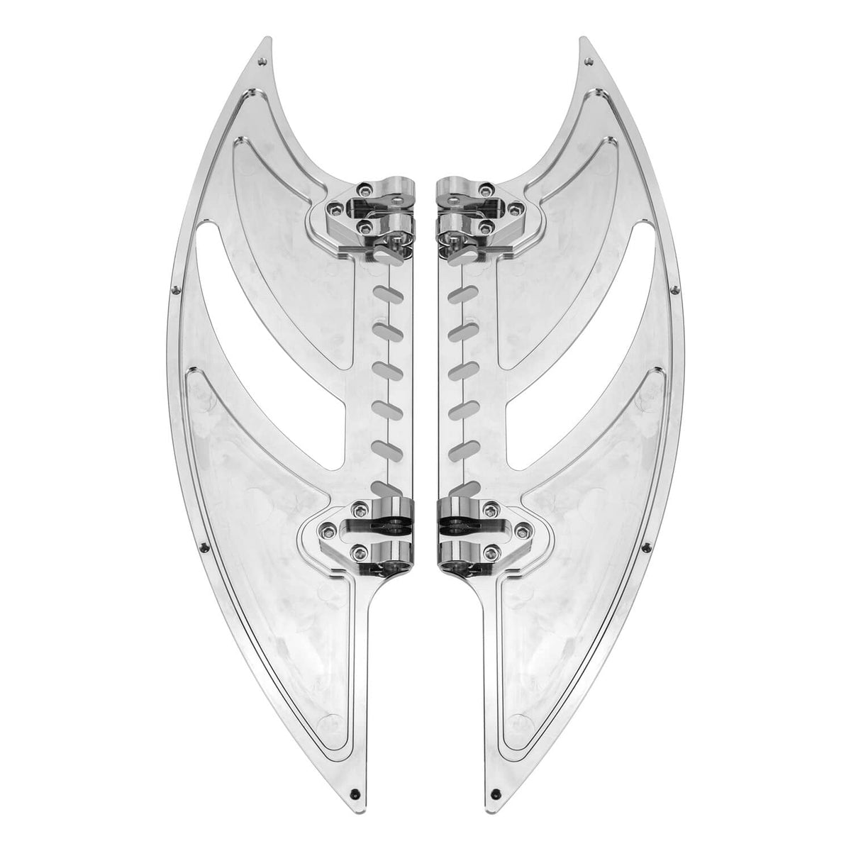 Solidspare Front Rear FloorBoard Footboards For Harley Touring Street Glide Softail Deluxe