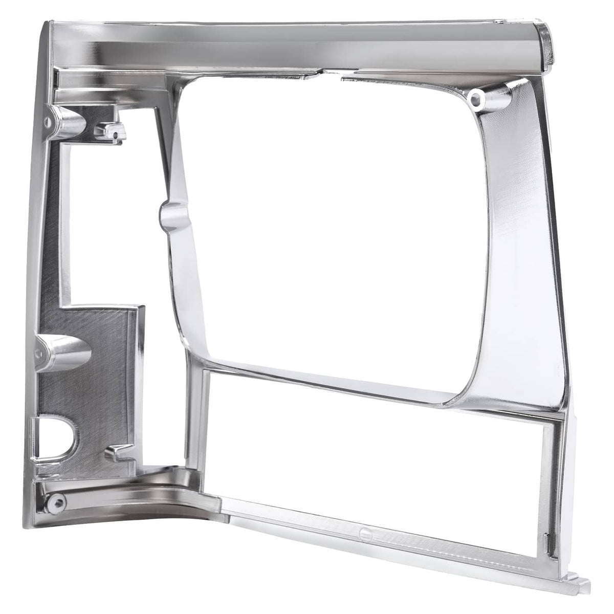 Solid Spare Chrome Left Headlight Door Bezel Trim For Jeep Cherokee 1991-1996 Comanche 91-92