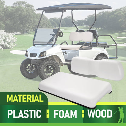 Solidspare Front Seat Bottom & Seat Backrest Golf Cart Back For Club Car DS 2000.5-up
