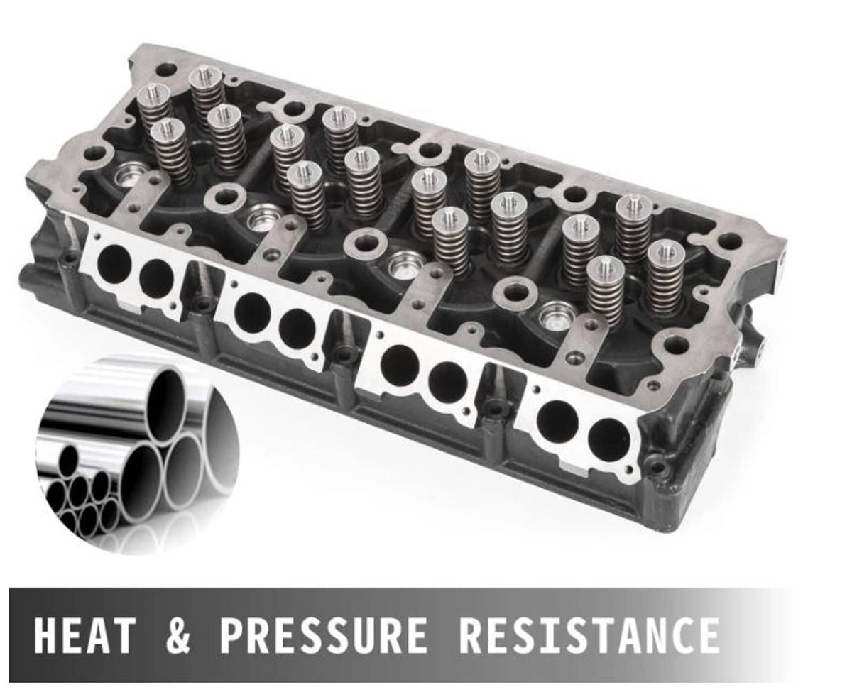 Solidspare 2x Cylinder Heads Powerstroke 6.4L Fit for 2008-2010 Ford F250 F350 F450 F550