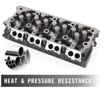 Solidspare 2x Cylinder Heads Powerstroke 6.4L Fit for 2008-2010 Ford F250 F350 F450 F550