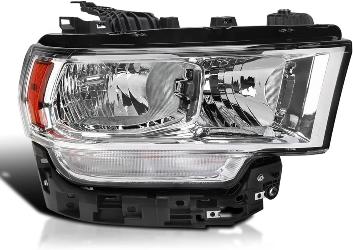 Solidspare For 2019-2024 Ram 2500 3500 Halogen Chrome Headlight Assy Right Passenger Side