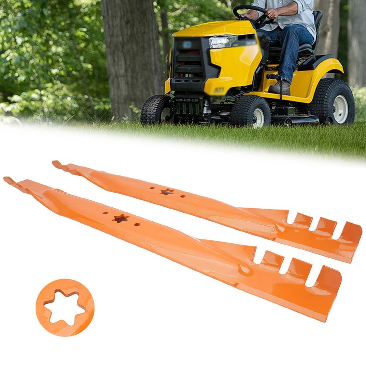 Solidspare Deck Blade for Cub Cadet XT1 LT46 XT2 LTX 1046 RZT L46 Troy Bilt Craftsman T240