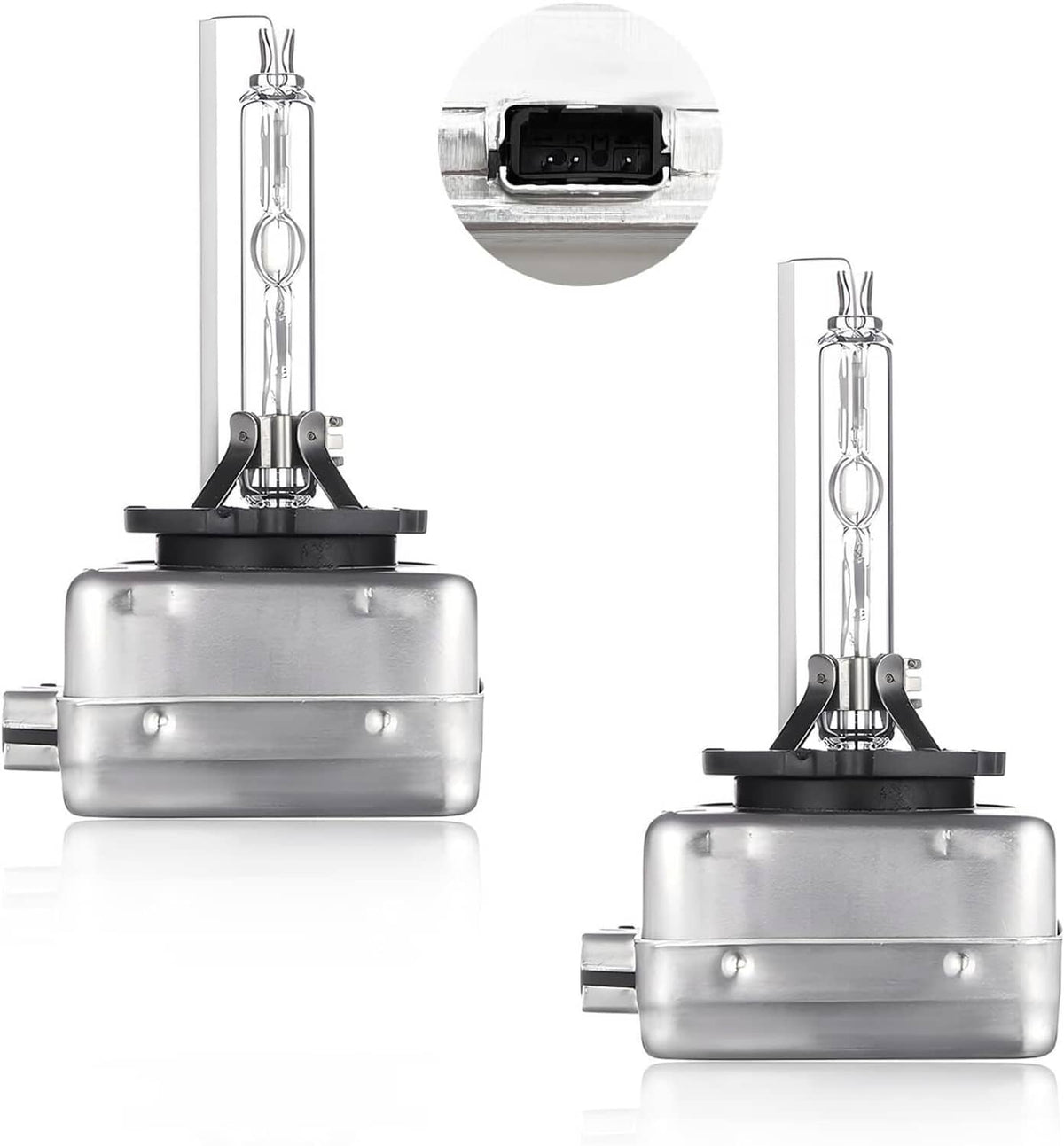 Solidspare Set D1C D1S D1R 6000K White HID Xenon Headlight Light Bulbs OEM Replacement