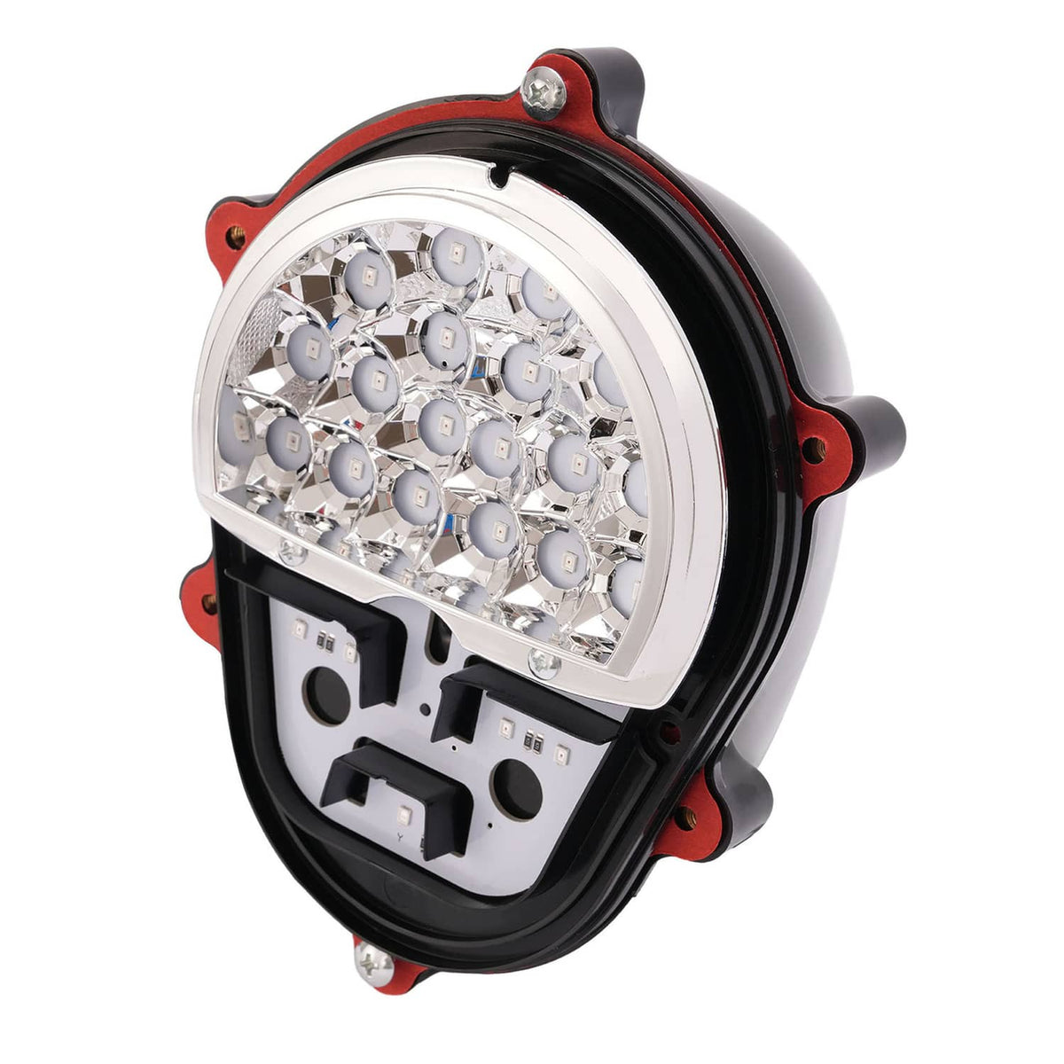 Solid Spare New Red Lens LED Brake Light Lamp Tail Light For Humvee M35 M998 Trucks Rear