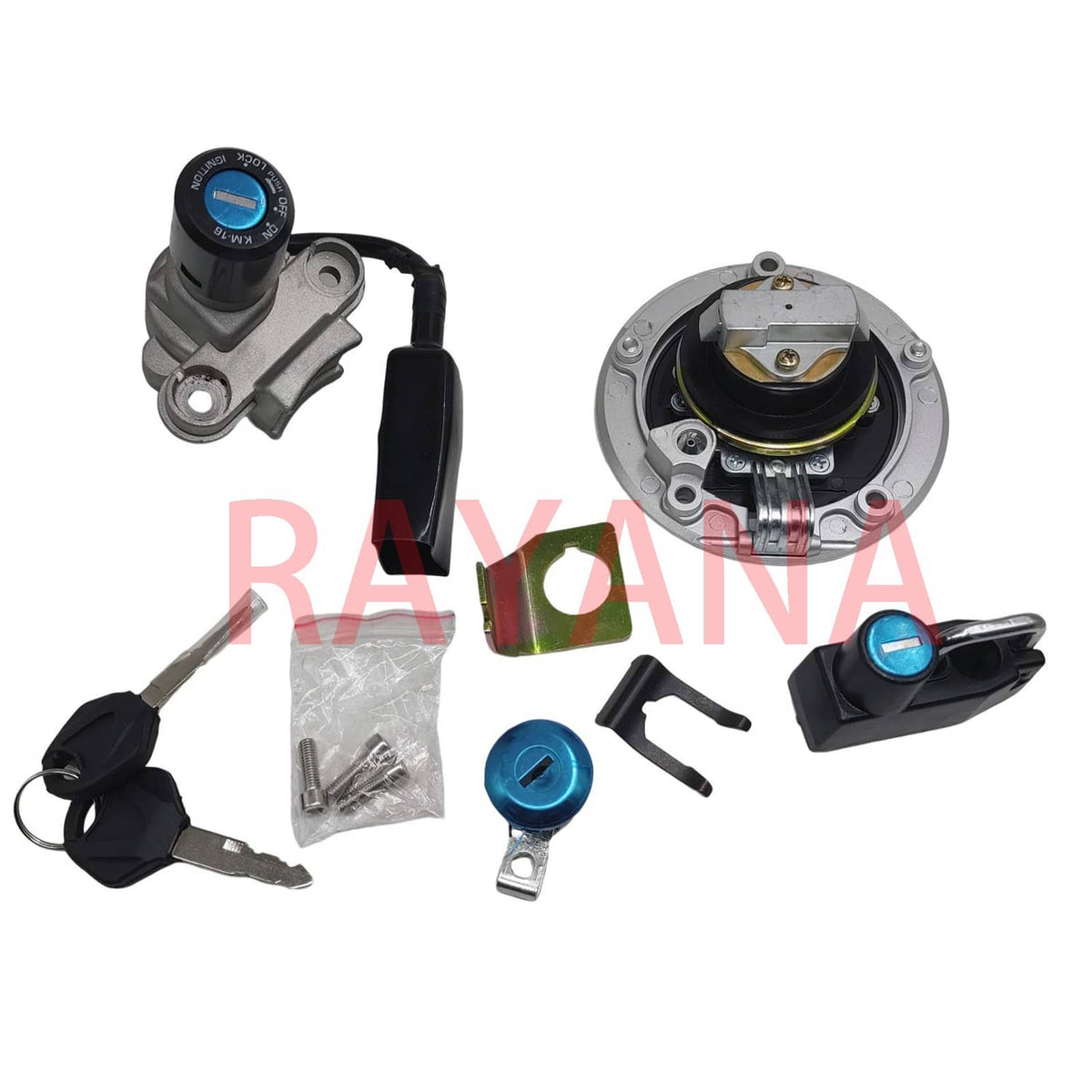 Solidspare US Ignition switch fuel Gas tank cap for Kawasaki Z125 2017-2019 27005-0612