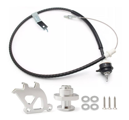 Solidspare Adjustable Clutch Cable Quadrant and Firewall Adjuster Kit For 1979-1995 Mustang