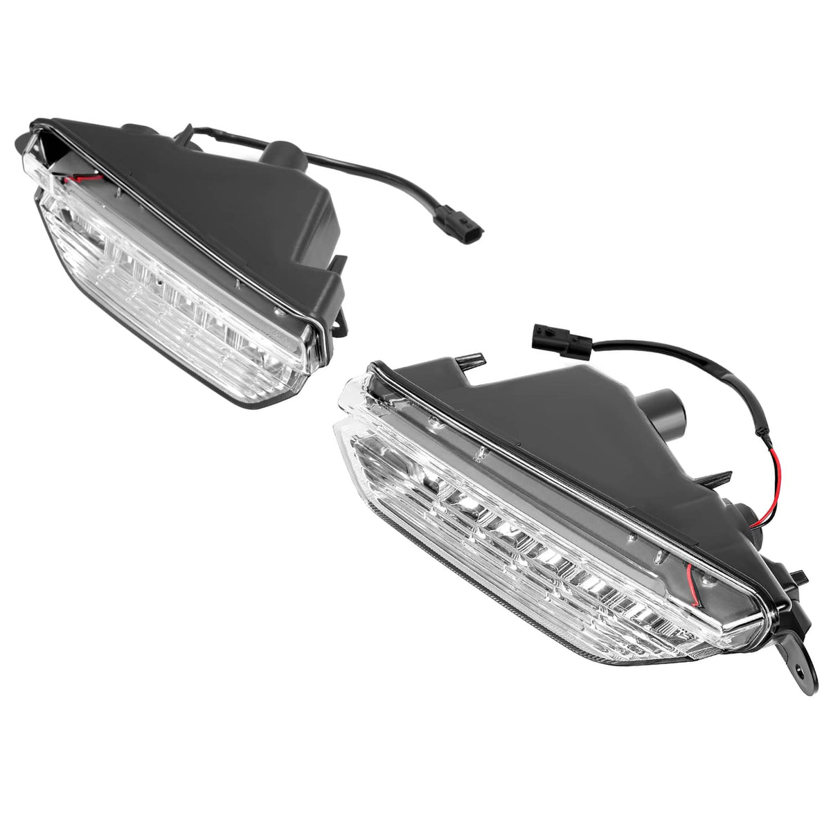 Solid Spare Pair Fog Daytime Running Light Lamp Clear For Infiniti QX50 2016 2017 LH+RH