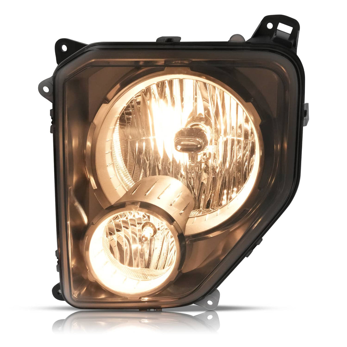 Solid Spare Headlight Lamp Driver Side W/Fog Light For JEEP Liberty 2008-2012 #CH2502196 LH