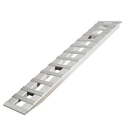 Solidspare 8500Lbs 72" X 15" Aluminum Hook Ramps Car Trailer Truck 1 Pair Ramps Hook End