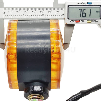 Solid Spare 2X Hazard Lamp Fit for Kubota L3700SU L3800DT L3800F L3800H L3901DT L3901F